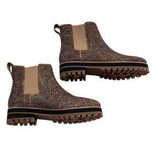 New Madewell Ivy Chelsea Boot in Mini‎ Dot Calf Hair